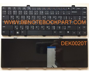 Dell Keyboard คีย์บอร์ด Inspiron  1440 1445 1450 / 1320   ภาษาไทย อังกฤษ